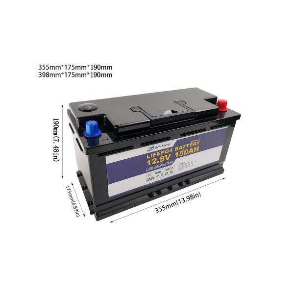 Подгонянное резервное батарейное питание лития тележки гольфа 12V 150Ah для домашней электроники