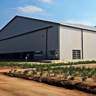 Q235B Galvanized Steel Construction Buildings Warehouse Shed For Industrial Buildings