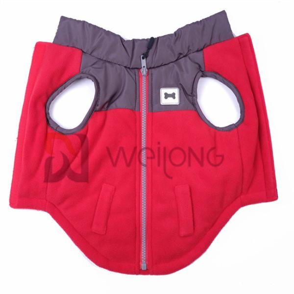 Куртка собаки молнии Faux куртки любимца шеи черепахи приполюсной ватки водоустойчивая Windproof