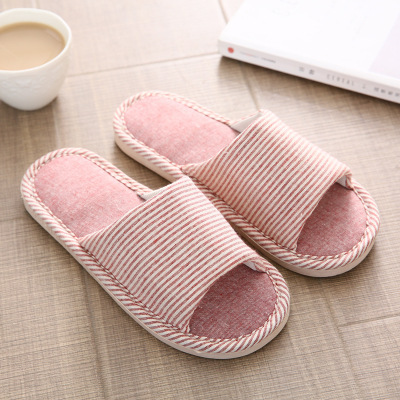 Casual Winter Indoor Slippers , Cute Open Toe Warm Winter Home Slippers