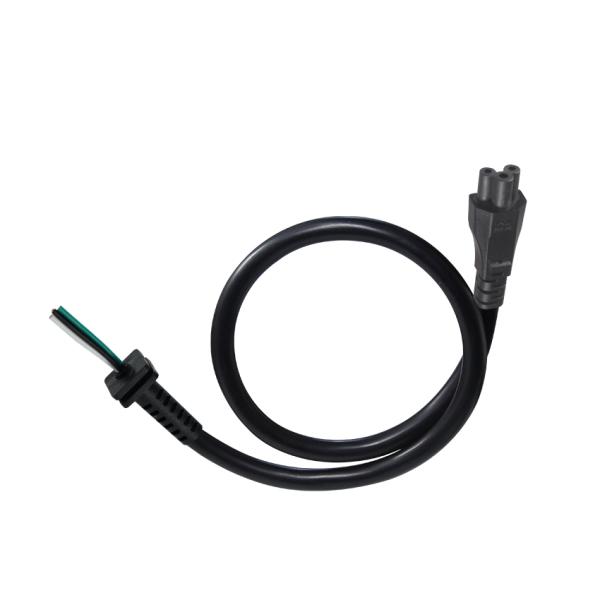 C5 to SR Power Cable - Cloverleaf to Straight Blade Plug Adapter for Laptops & Medical Equipment