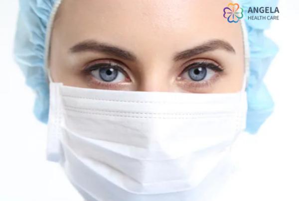 CE,FDA,IS13485 Approval Disposable Tie up Face Mask Made of Blue PP Nonwoven Fabric