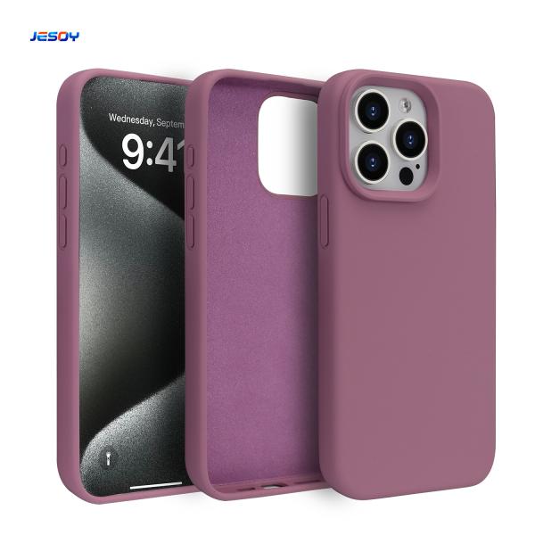 Shockproof Custom Silicone Phone Cases Anti Fingerprint Rubber Mobile Phone Cases Waterproof