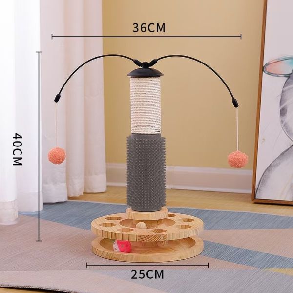 Cat toy sisal wooden board  plastic For Small Dogs  and Cats Simple and practical