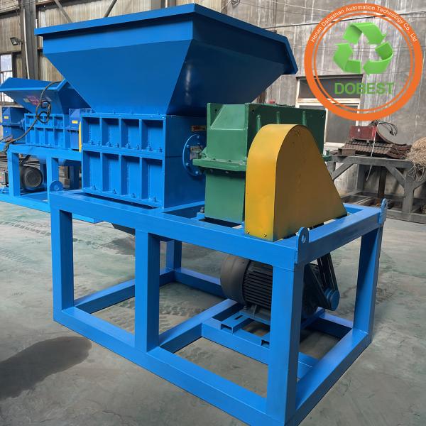 Customized Scrap Heavy Melting PVC HDPE PP PET Dual Shaft Shredder with Single