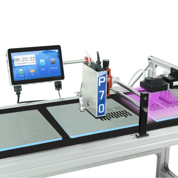 Demin P70UV Curing Lamp Inkjet Printer Print QR Code Carton Aluminum Foil Bag Carton Automatic Quick-drying Coding Machine