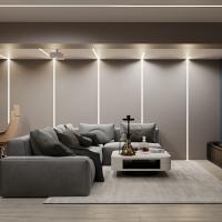 Anodized Wall Recessed LED Plasterboard Profile for gypsum wall drywall