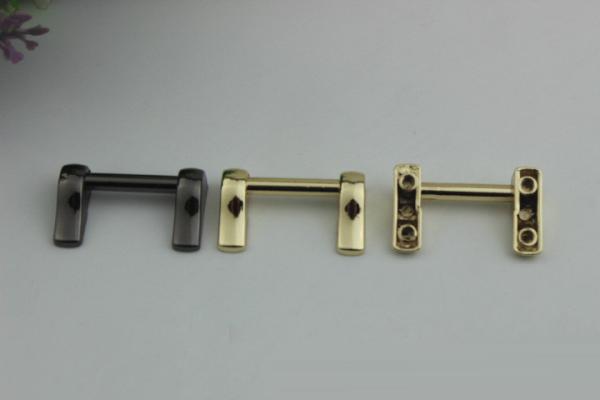 Fashion bag light gold color zinc alloy metal fitting 20 mm arch bridge for purse