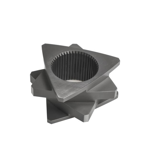 HRC 58-62 Треугольные винтовые элементы для двухвинтовой экструдерной машины