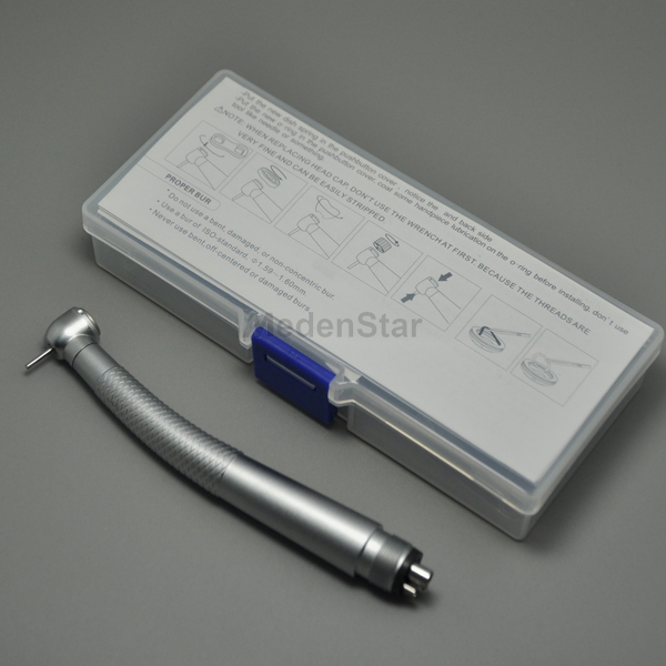 Metal Head High Speed Dental Handpiece Ceramic Bearing Dual Anti Suction PHS System