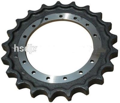 Corrente e roda dentada da máquina escavadora HD450