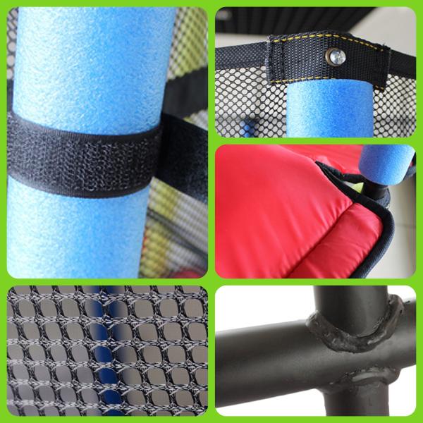 China Supply 55 Inch Kids & Adults Jumping Center Small Body Building Fitness Trampoline with Enclosure