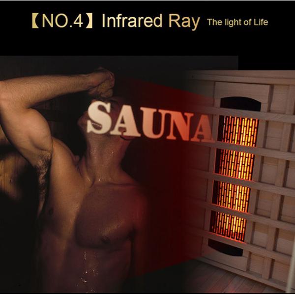 RoHS 5 Person Luxury Steam Room Infrared Sauna Combination Red Cedar