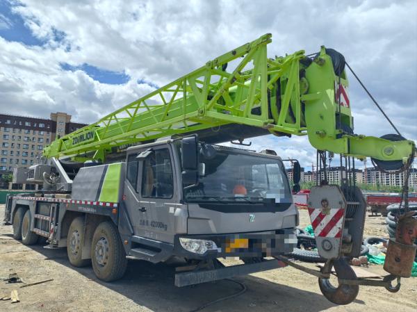 2019 Years Zoomlion 55 Ton Hydraulic Truck Crane QY55V552 Used Mobile Crane