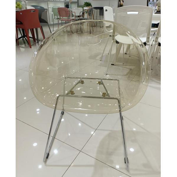 45cm 75cm Clear Acrylic Dining Chairs PC  Polycarbonate