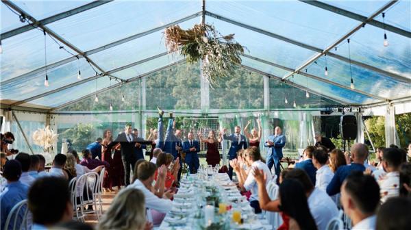 1000 Seater Outside Big Event Tent Transparent Aluminium Structure A Frame