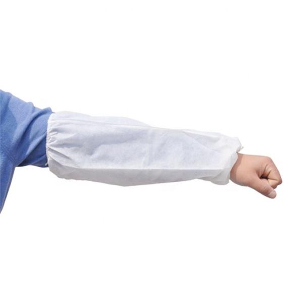 Breathable Disposable Sleeve Covers / Medical Sleeve Arm Protector 3.5gsm