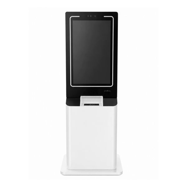 32 Inch Windows Android Floor Standing Kiosk Touch Screen Public Service Terminal with Camera ID Card Reader Printer