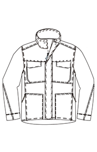 Покрытие 100% PU куртки зимы Оксфорда нейлона Breathable