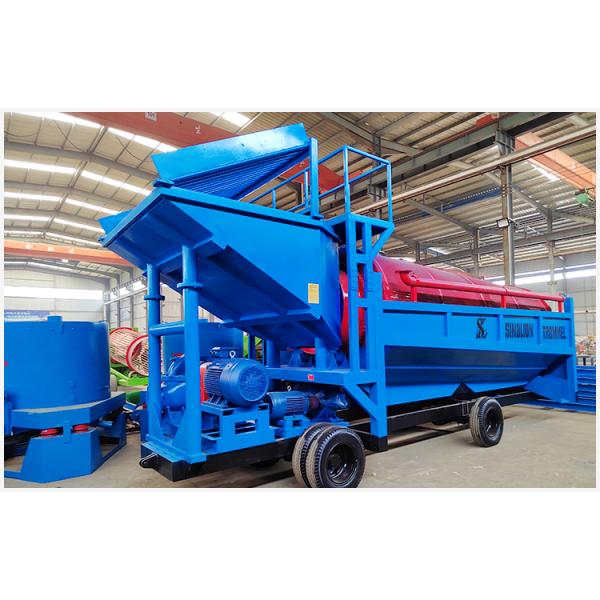 Alluvial Gold Mining Equipment Trommel Washing Plant for 50-500 Tons Per Hour Capacity