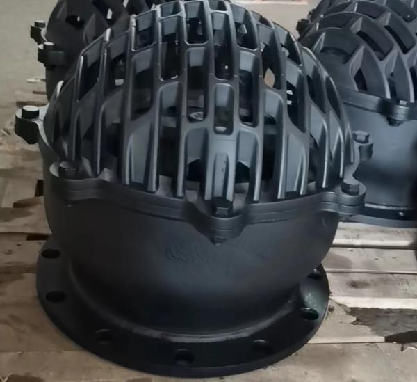 PN2.5 PN10 PN16 ductile iron flanged foot valve, suitable medium water