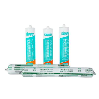 Eco Friendly Silicone Sealant For Glass 590ml Sausage Packaged  Easy To Use