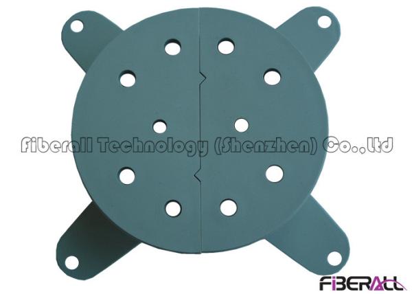Grey Fiber Storage Tray And Winding Wheel With Two Ears For Fiber Termination Box