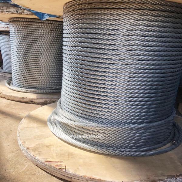 12mm Galvanized Steel Wire Rope for Cableway OEM Special Cold Heading Steel
