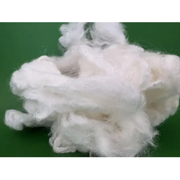 Premium White 5D*102mm Rayon Viscose Fiber Textile Raw Material