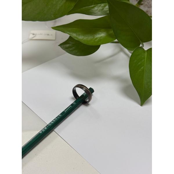 Anillos de aniversario para hombres de la marca de bodas para hombres joyas de zirconio negro sin desvanecimiento ni arañazos