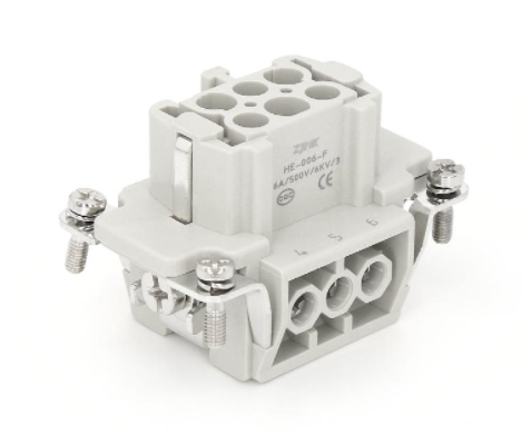 6Pins 16A HanB Heavy Duty Connector