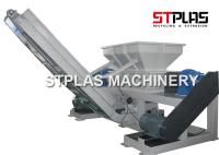 Machine en plastique industrielle de défibreur d'axe jumel pour l'écrasement de baril de tambour de conteneur