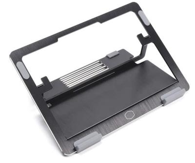 Portable Aluminum Laptop Tray Brushed Finishing Foldable Laptop Stand