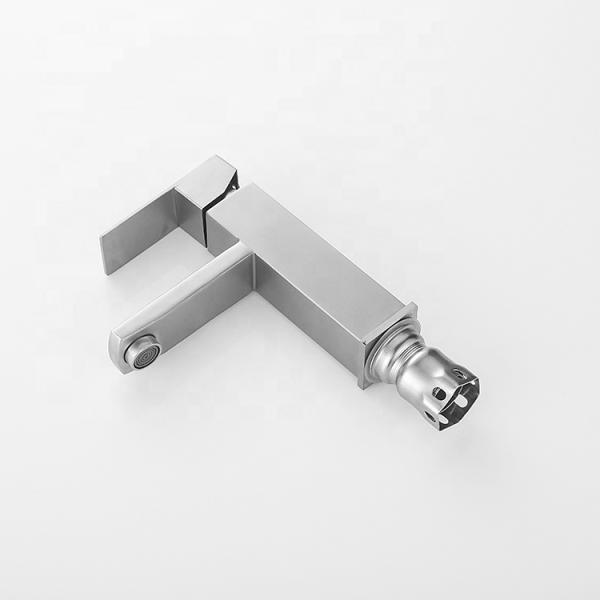 Lizhen Simple end Fashion Stainless Steel 304 Square Wash Basin Tap Handle for Hotel