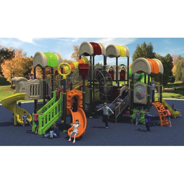 Kids Outdoor Play Equipment Children Slide Equipment International Certifications