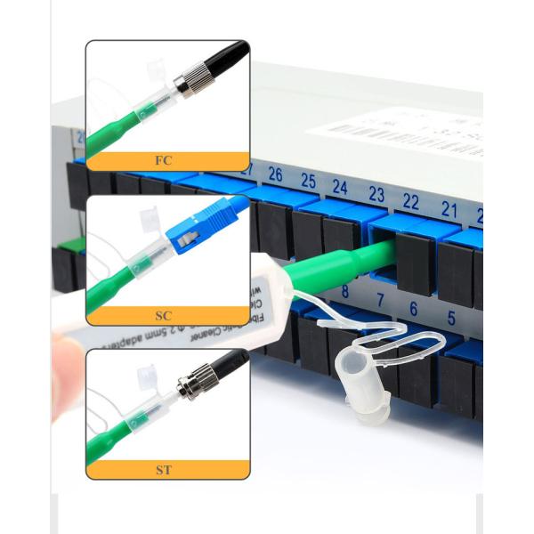 800 Уборка волоконно-оптическая уборка ручка для SC ST FC соединителей в FTTH приложений