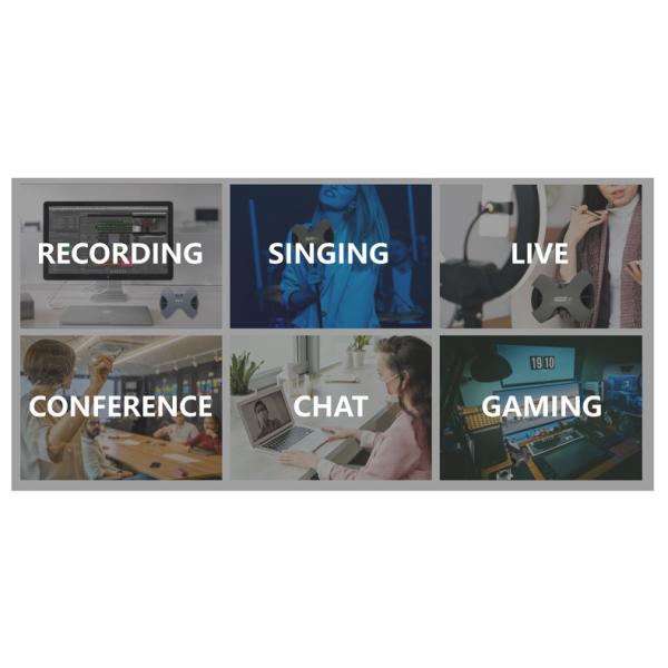 USB Digital Output 797Audio Auras VR Professional Microphone for Recording and Streaming