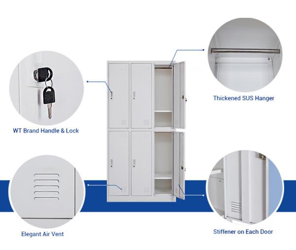 1mm Steel 45kgs Bearing Capacity Steel Storage Locker