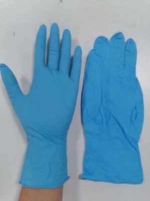 Disposable protective blue nitrile gloves powder free ( 1000pcs / carton )
