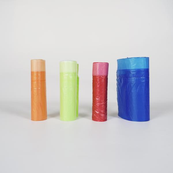 20L Disposable Waste Bag Customed Black Clear And White 100 Counts For Industrial