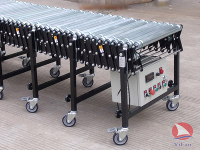 Flexible Motorized Stainless Steel Roller Conveyor,Flexible Roller Conveyor