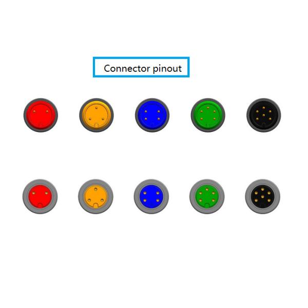 Waterproof Circular Power Connector Cable Assembly Custom Molded Cable Assemblies 22AWG