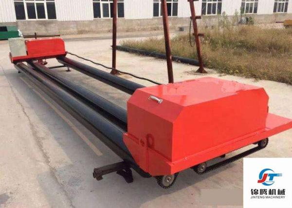 Electric Switch Road Roller Machine , Triple Roller Tube Paver For Airport Roads