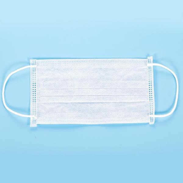 White Blue Medical Disposable Mask Three Layers High Efficiency Filtered