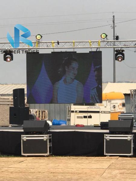 Strong Exhibition Truss System , Easy Set Up Aluminum Alloy 20x20 Trade Show Booth