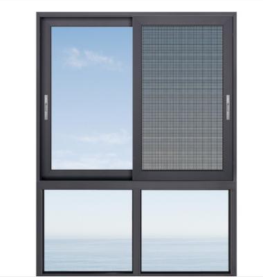 Thermal Insulation Aluminum Sliding Window Insulated Glass Aluminium Frame Sliding Window