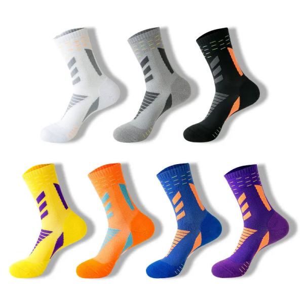 QUICK DRY Men's Nylon Athletic Elite Thick Football Padded Socks for Summer Season