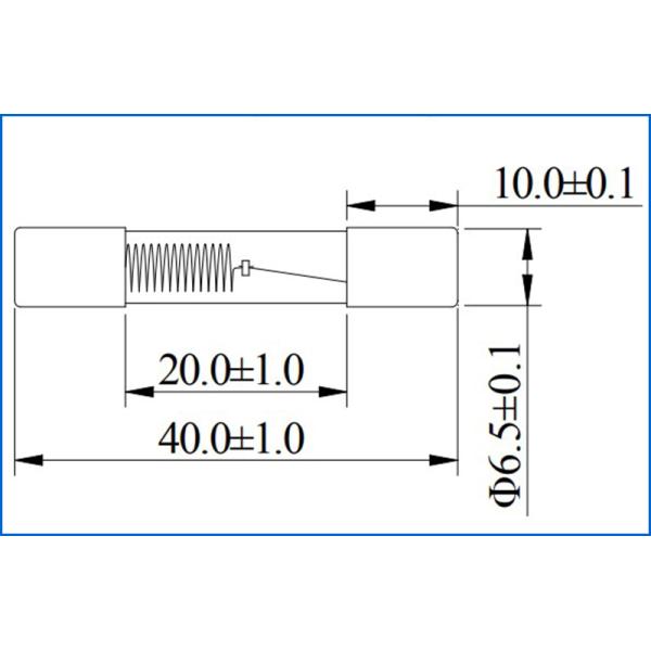 Quick Acting High Voltage Fuse 800 / 850 / 900mA 5KV For Microwave Oven