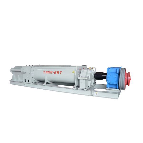 Automatic Brick Factory Clay Raw Material Mixer Machine Double Shaft Mixer