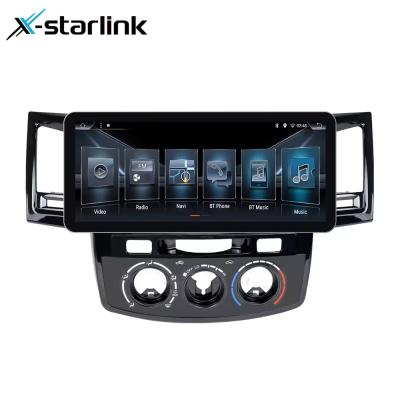 Touch Screen 12.3 Inch Car Video Android 12 Multimedia For Toyota Fortuner
